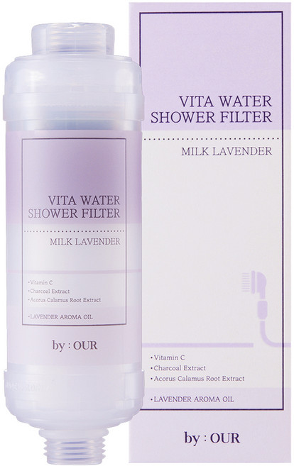 바이아우어 더 안심 비타민 샤워필터, 1개, 밀크라벤더향