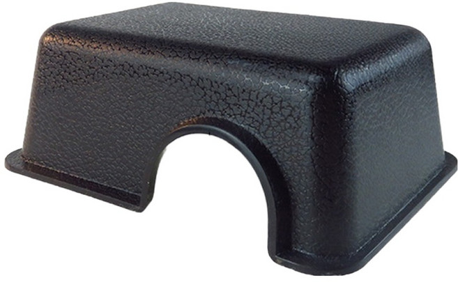 레몽크리프 파충류 소동물 크레스티드게코 은신처 M, 블랙, 1개