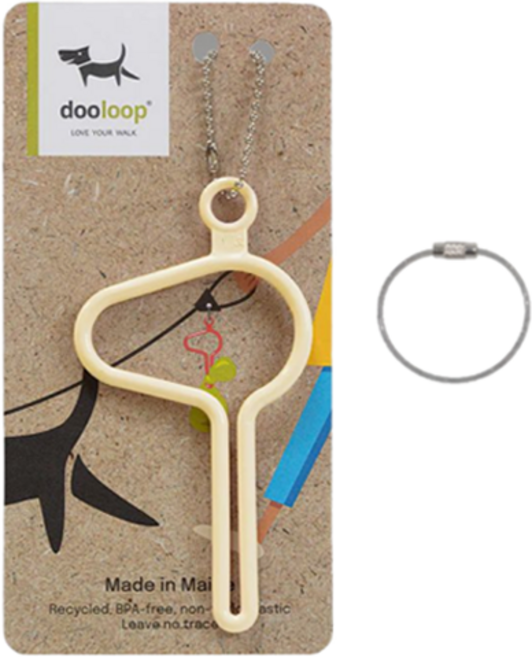 두루프 올네이쳐 풉키링 배변봉투 홀더 + 코팅 와이어링 세트, 뉴트럴베이지(풉키링), 실버(와이어링), 1세트