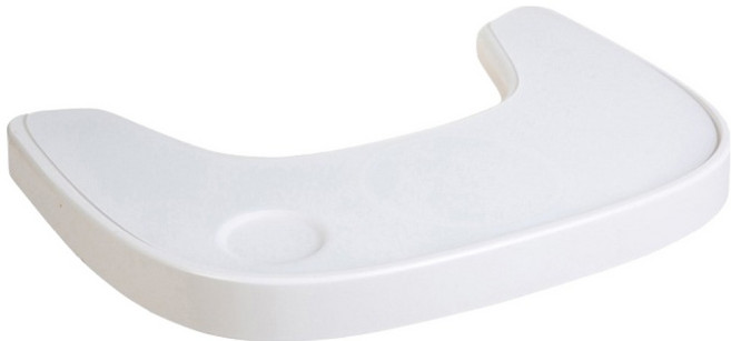 차일드홈 하이체어 에볼루 트레이 34 x 50 x 4.5 cm, 화이트