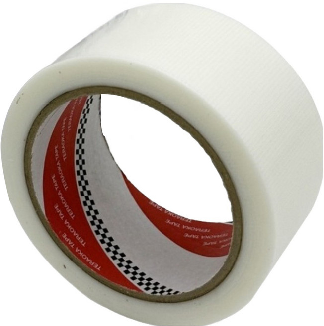 테라오카 4100 이지컷 보양테이프 투명 50mmx25m, 1개