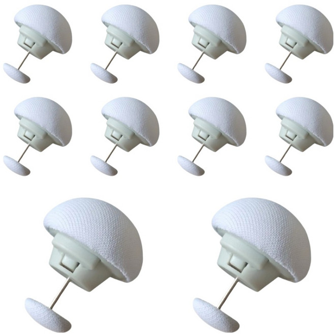 온트리 밀림방지 이불 고정핀, 화이트, 10개
