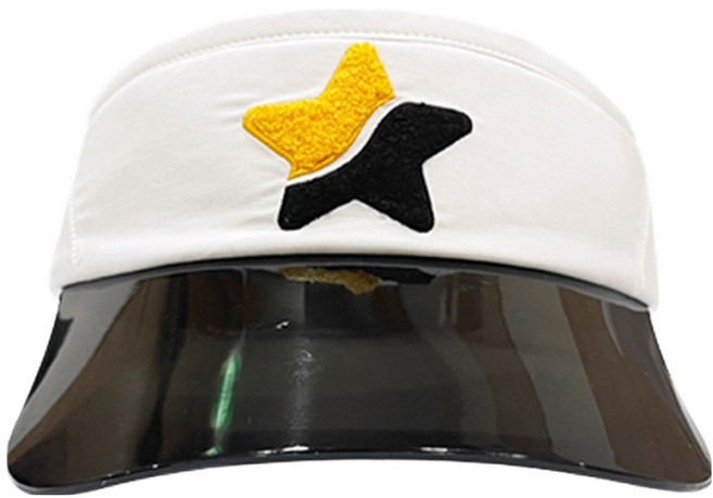 Jipro Signature高爾夫中空帽, 白色, 1個