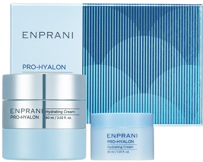 ENPRANI Pro 玻尿酸保濕霜 60ml + 30ml 套組, 1個
