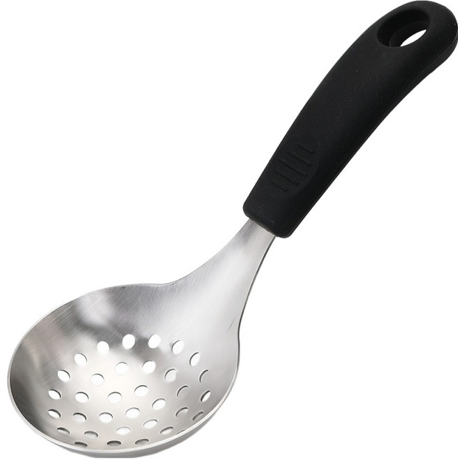 뉴비아 스텐304 실리콘 미니국자, 블랙, 1개