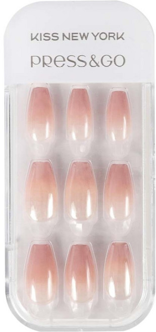 키스뉴욕 프레스앤고 네일팁 세트, 1개, 크림슨 로즈