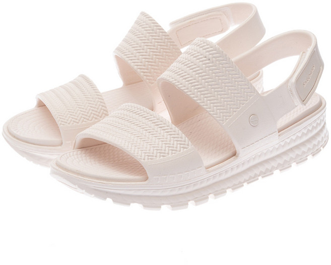 SKECHERS 女款 ARCH FIT FOOTSTEPS 涼鞋 111461WHT, 白色, 26cm
