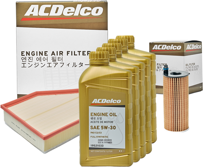 에이씨델코 엔진오일세트 경유 5W30 8L 세트, 1세트, BMW, 5시리즈 G30 520d