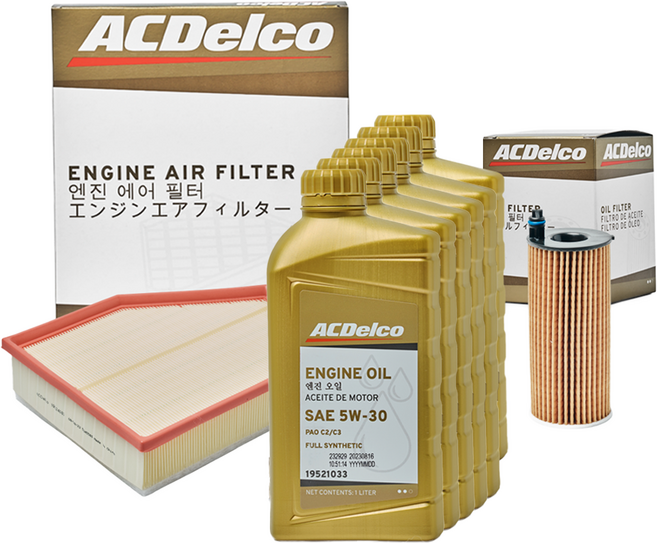 에이씨델코 엔진오일세트 경유 5W30 6L 세트, 1세트, BMW, X3 G01 20d