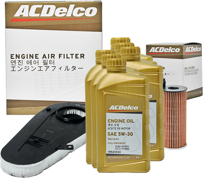 에이씨델코 엔진오일세트 경유 5W30 6L 세트, 1세트, BMW, 컨텐츠 참조