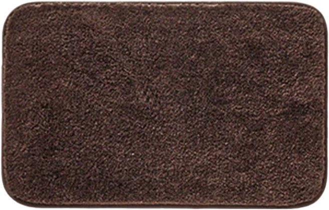 Mass 生活好物 加厚親膚吸水速乾地墊 浴室廁所防滑地毯, 1個, 深咖啡色