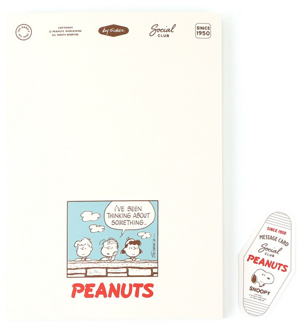 피너츠 75주년 데일리노트, 아이보리, 1개