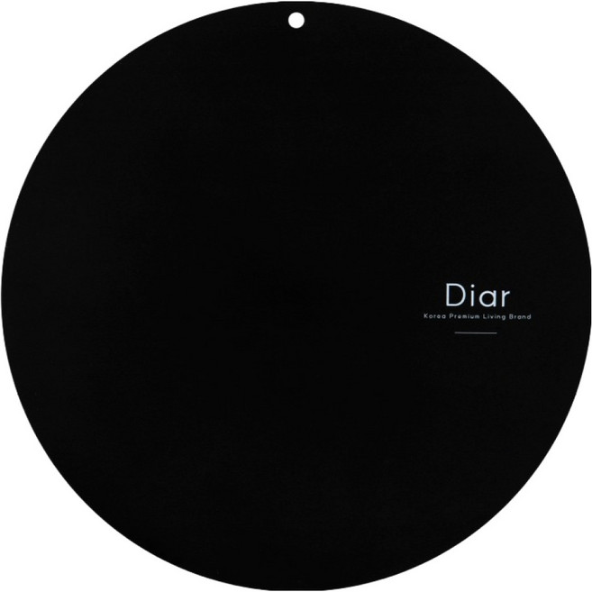 디아르 오리지널 초내열 실리콘 인덕션 보호 매트 M, 블랙, 1개