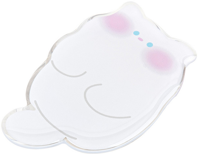 구스페리 캐릭터 아크릴 스마트톡 31, 크림냥이, 1개