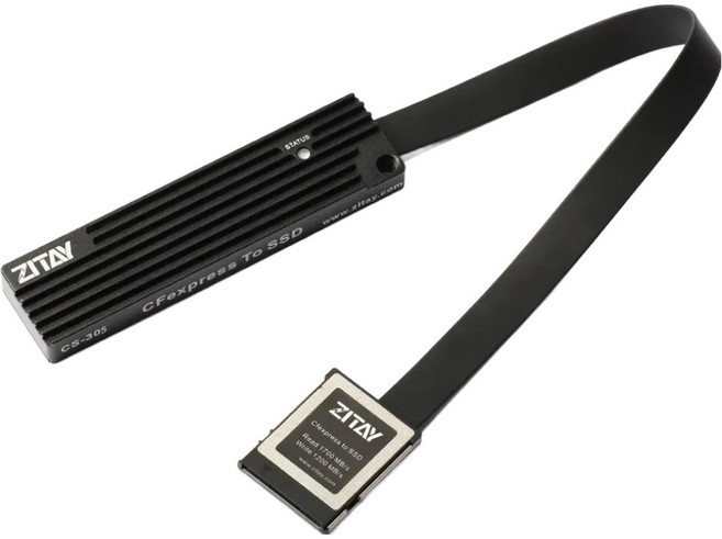 지테이 CFexpress Type B to SSD 어댑터 컨버터, 1개, CS02