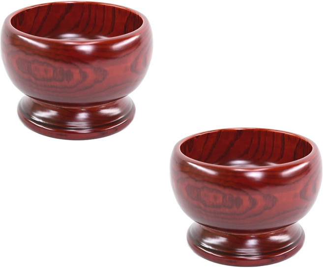 남원목기 공예사 문화재 물푸레 식혜그릇, 2개, 식혜그릇 2p