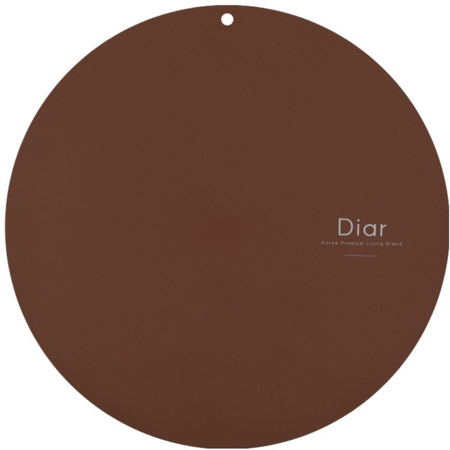 디아르 오리지널 초내열 실리콘 인덕션 보호 매트 M, 초코브라운, 1개