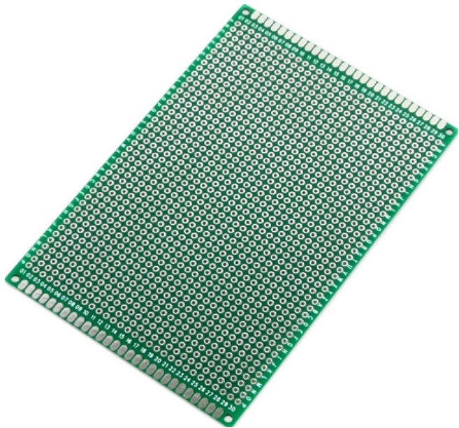 컴스 PCB 기판 30x42 Point 8 x 12 cm, BE163, 1개