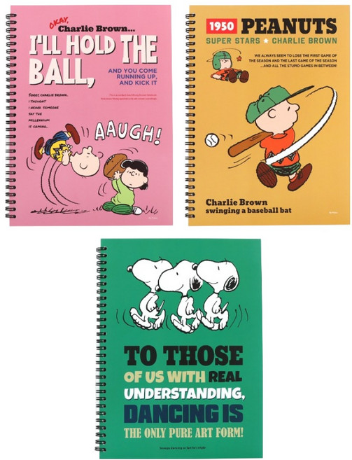피너츠 스누피 오답노트 3종 세트, 1세트, 루시, 스누피, 찰리