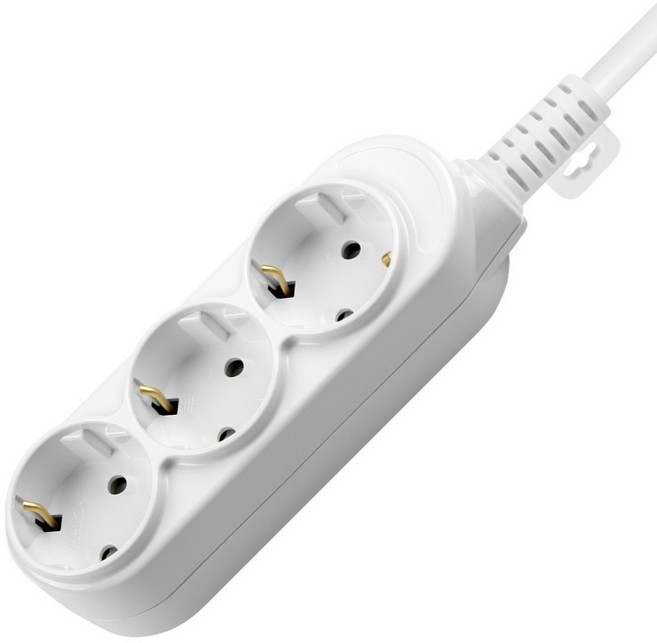 대한이라이트 W라이트 10A 멀티 콘센트 3구 DHM-G3C, 4.5m, 화이트, 1개