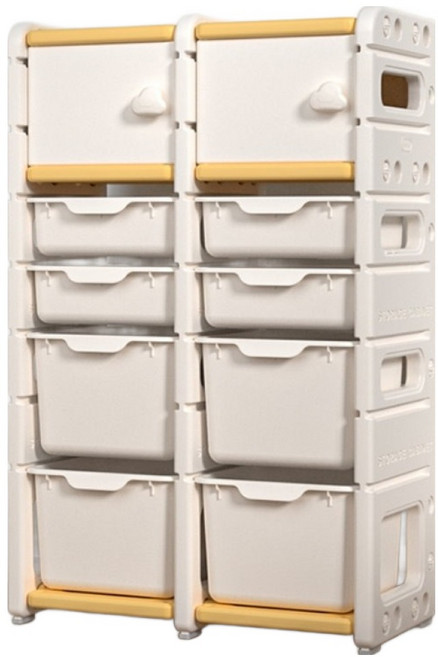 lilikoko 哩哩摳摳 1號收納架, 5層, 組合4 琥珀黃