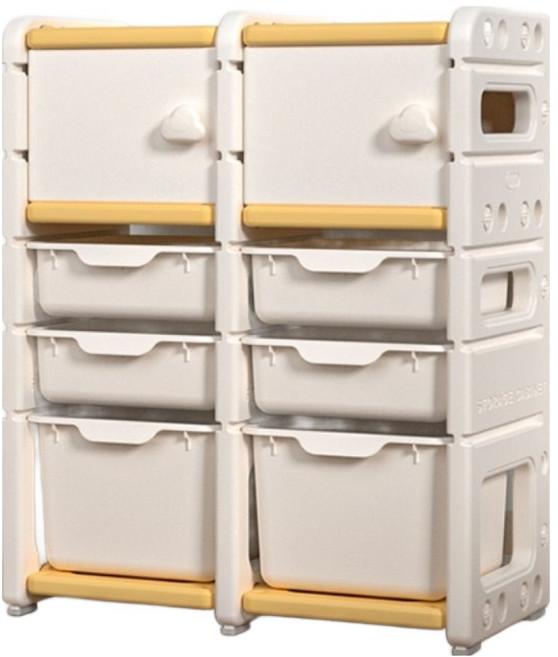 lilikoko 哩哩摳摳 1號收納架, 4層, 琥珀黃