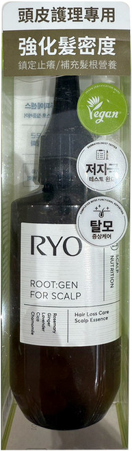 RYO 呂 ROOTGEN 強韌蘊髮頭皮精華液, 1瓶, 80ml
