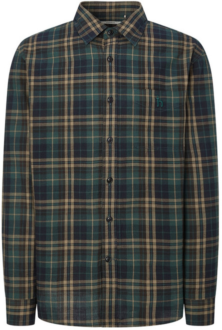 헤지스 남성용 이지케어 체크 면 셔츠