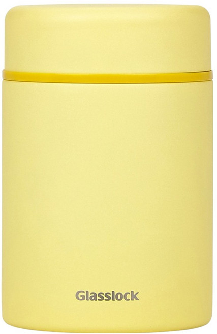 글라스락 플레인 보온 죽통, 레몬소르베, 400ml, 1개