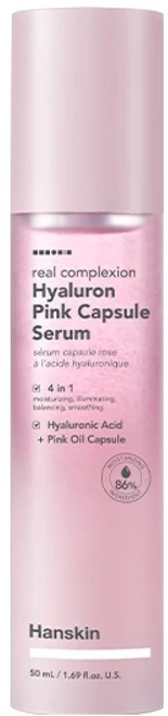 한스킨 리얼 컴플렉션 히알루론 핑크 캡슐 세럼, 1개, 50ml - 쿠팡