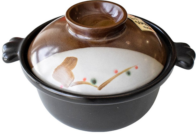 SAWATOUKI 佐和陶瓷 枝梅6號含蓋深砂鍋 日本製 22.5 x 12.5cm 900ml, 16cm, 1個