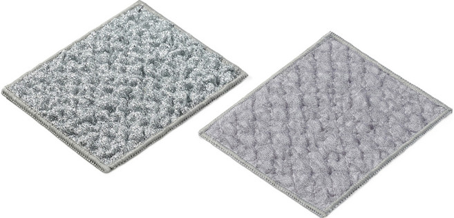 JAJU 열탕소독 가능 양면 수세미, 2개, 1개입