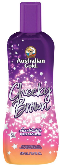 Australian Gold 金色澳洲 台灣公司貨 Cheeky Brown 室內深古銅助曬乳液, 250ml, 1瓶