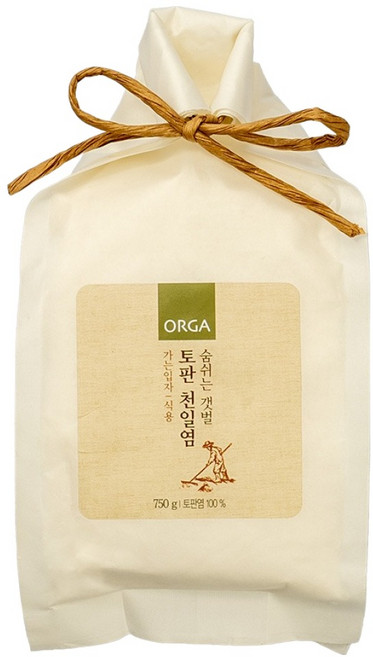 올가홀푸드 숨쉬는 갯벌 토판 천일염 가는입자, 750g, 1개