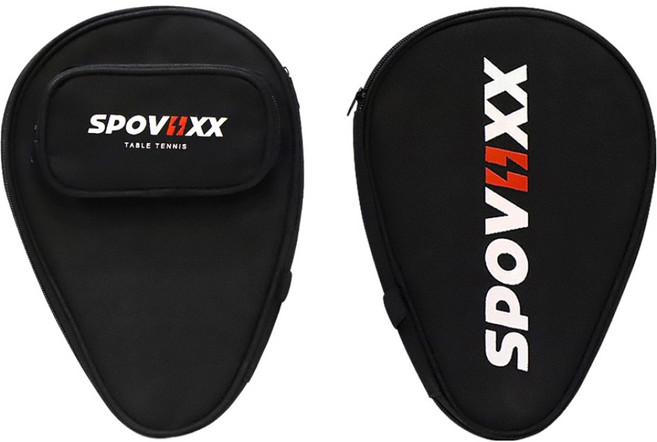 SPOVIIXX 桌球拍套, 2個, 黑色