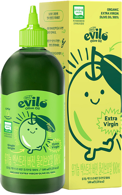 보뚜 에빌로 유기농 엑스트라버진 올리브오일, 500ml, 1개