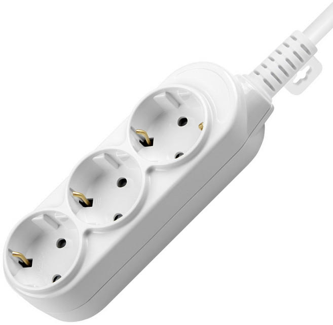 대한이라이트 W라이트 10A 멀티 콘센트 3구 DHM-G3C, 1.5m, 화이트, 1개