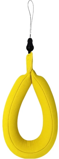 위크나인 휴대폰 케이스 스트랩 물에 뜨는 부력 둥둥밴드, 1개, 옐로우 - 쿠팡