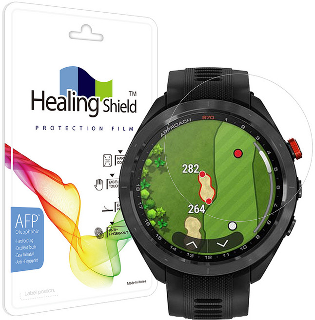 Healing Shield 防油疏水高光澤螢幕保護貼 2片組, 單一顏色, 1套