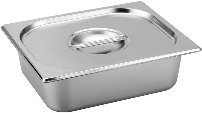 발룬피니 강화 스텐 바트 보관용기, 1개, 몸체 + 뚜껑