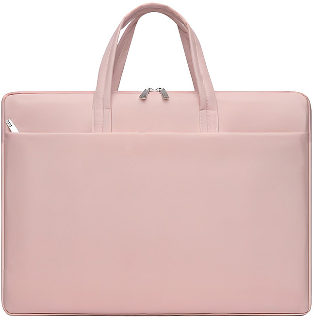DTAudio 素色電腦包 防潑水/防塵/防刮/防碰撞/手提電腦包/筆電包 14~15.6吋適用, 粉色, 1個