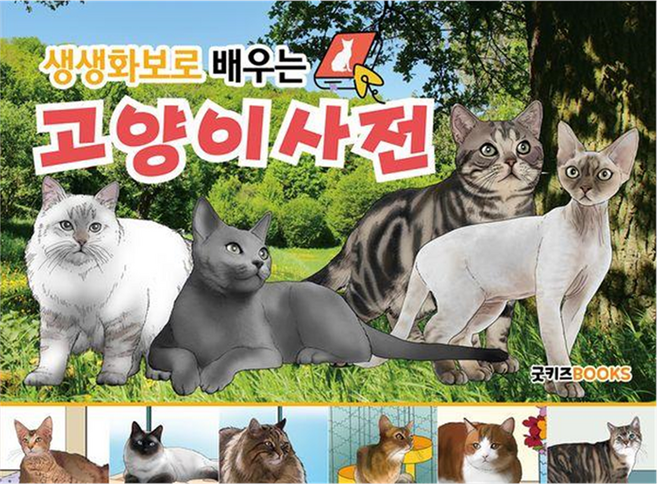 생생화보로 배우는 고양이사전, 굿키즈북스, 콘텐츠랩