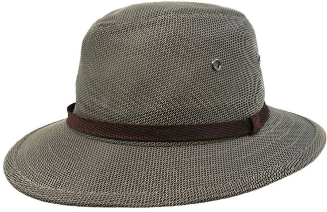 불레부 남성용 그랜드캐니언 메쉬 버킷햇, 카키브라운