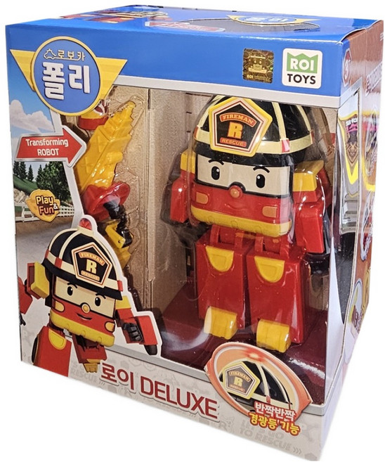 로보카폴리 로이토이즈 디럭스 로이 변신로봇 166 x 126 x 185 mm, 혼합색상, 1개