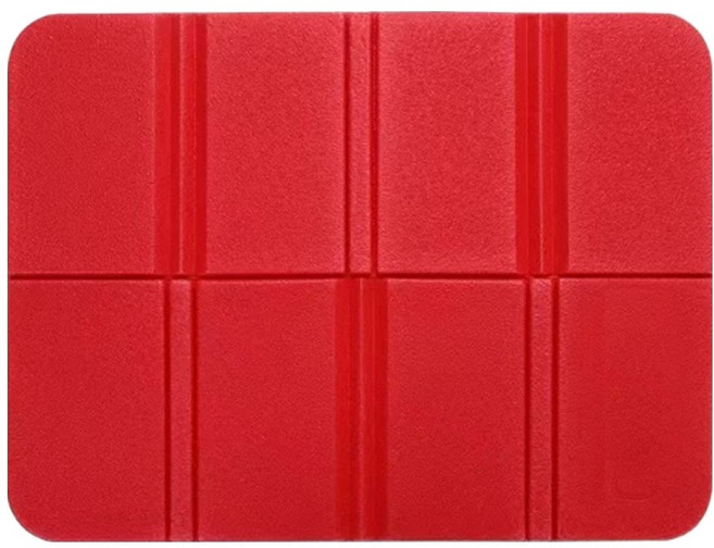 앞날창창 피크닉 접이식 휴대용 1인용 미니 엉덩이 방석, 레드