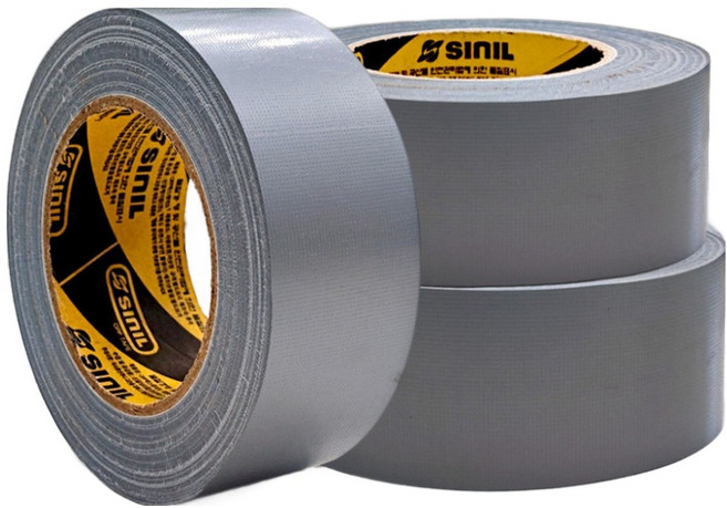 신일테이프 청면테이프 48mm x 25m, 실버, 3개