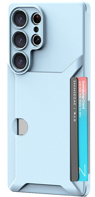 더블유케이스 2장수납 컬러핏 사이드카드 휴대폰 케이스