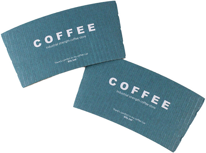 아이엔피 92파이 커피 종이 컵홀더 민트, 1개, 50개입