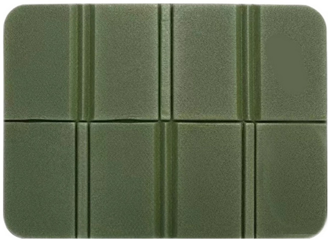 앞날창창 피크닉 접이식 휴대용 1인용 미니 엉덩이 방석, 그린