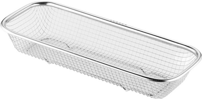 클로버상사 스텐 수저함 트레이, 사각메쉬, 1개
